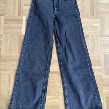 Jeans neri H&M Divided wide leg