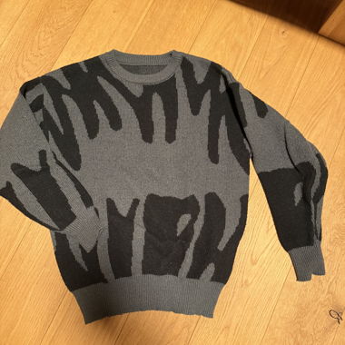 Pull tricot à motif