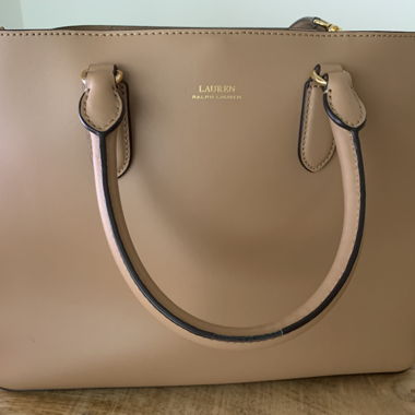 Ralph Lauren Shopper Handtasche beige