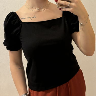 Shirt mit lockeren Ärmeln