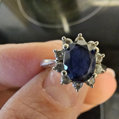 Bague argent  élégante!
