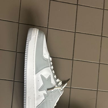 Bapesta grau glanz 