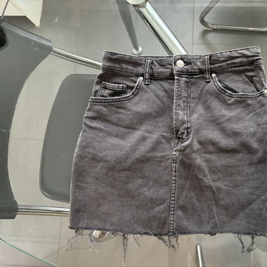 Grey Jeans Skirt 🫧