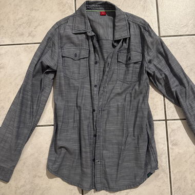 Grey long-sleeve shirt S. Oliver