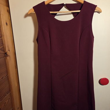 Burgundy Sleeveless Dress