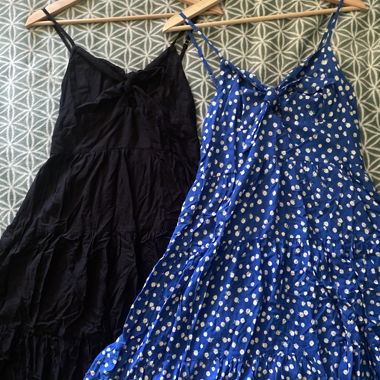 Robe à fines bretelles