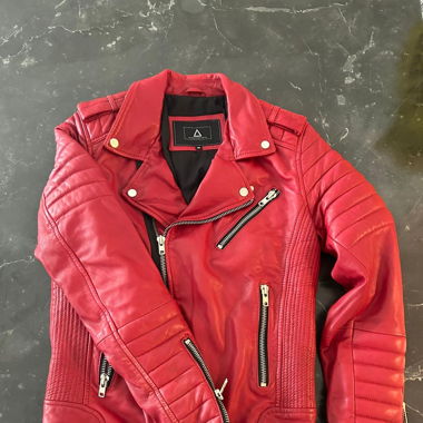 Veste en cuir homme 