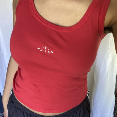 Rotes Tanktop