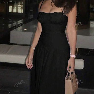 Schwarzes Sommerkleid