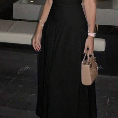 Schwarzes Sommerkleid