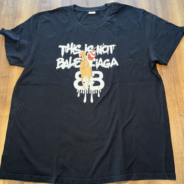 This is not Balen ciaga Print T-Shirt Dernm