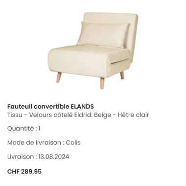 Einzelnes Lounge-Daybed