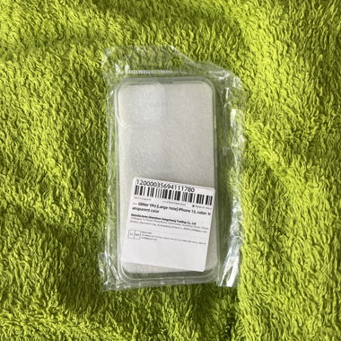 Coque iPhone transparente pailletée iPhone 13