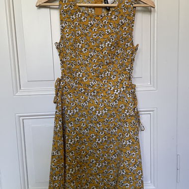 Yellow Floral Dress
