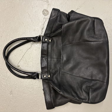 Sac à main Globus en cuir noir