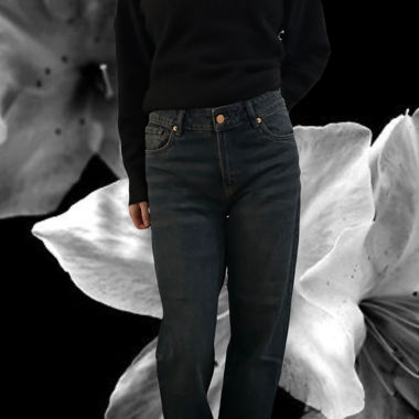 Jeans baggy lavaggio scuro
