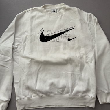Felpa Nike bianca taglia L