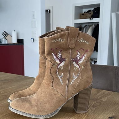 Absatz Schuhe Western Look