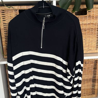 striped sweater