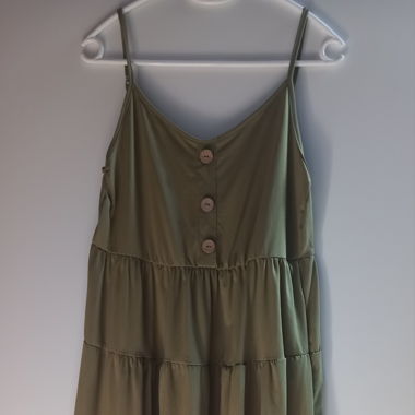 Robe d'été verte olive