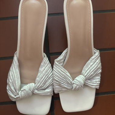 Mules Slip-On a Pieghe