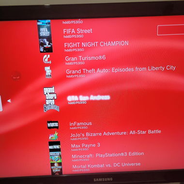 PS3 super Slim plus 33 games installed [HEN]