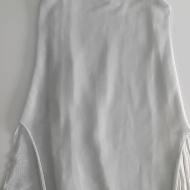 Weisses schimmerndes Unterkleid Alcott S