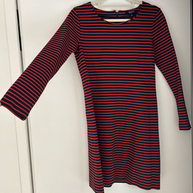 Abito manica lunga a righe Madewell S