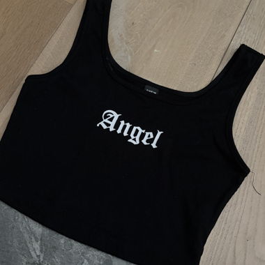 Débardeur noir Angel