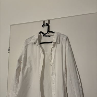Weiße Bluse, Gr. EU S, Damen 
