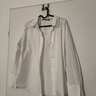 Weiße Bluse, Gr. EU S, Damen 