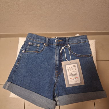 New denim shorts