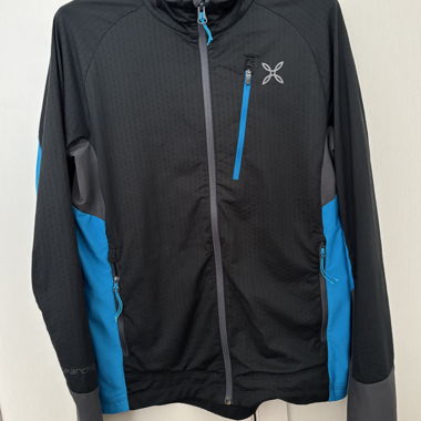 Veste de sport Montura noire et bleue taille S