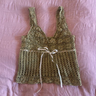 Sleeveless Crochet Top