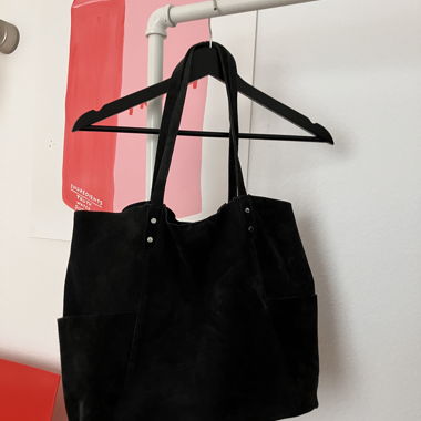 Shopper Handtasche Wildleder