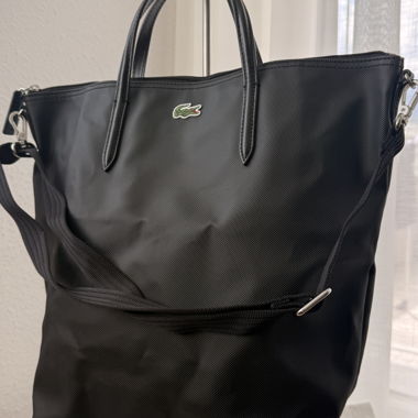 Sac shopper Lacoste noir