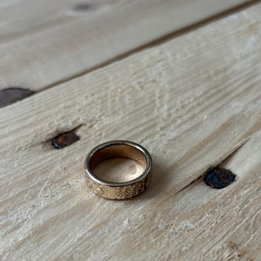 gold statement ring