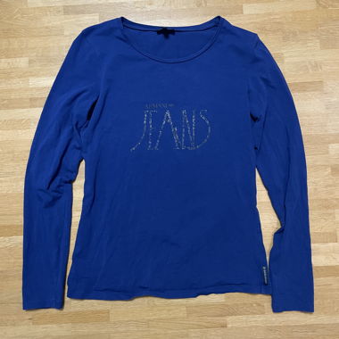 VINTAGE ARMANI JEANS BLUE LONGSLEEVE