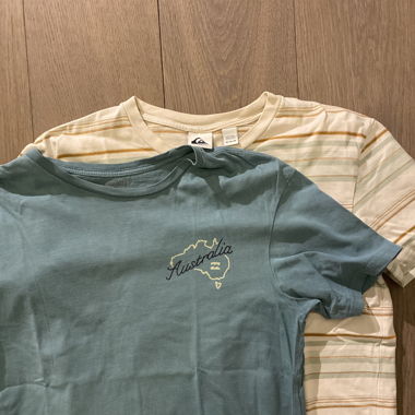 2x T-Shirt Quicksilver und Bilabong