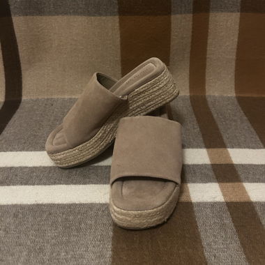 Sandales à plateforme en espadrille 