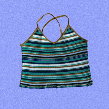 gestreiftes croptop