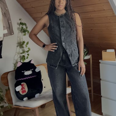 Jeans-Zweiteiler