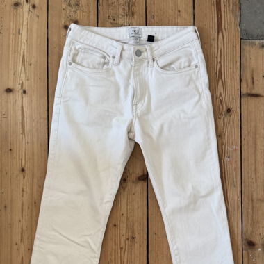weiße Jeans
