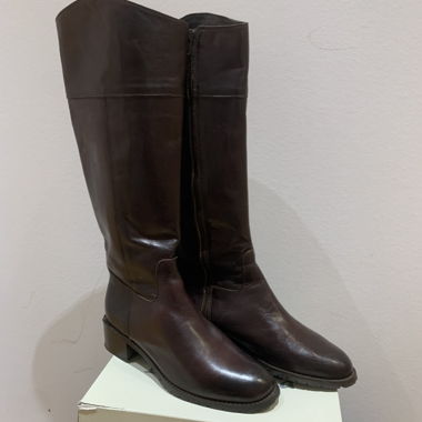 Boots in genuine leather, impeccable condition
