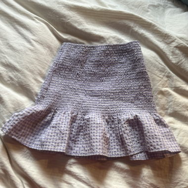 Lilac Plaid Skirt