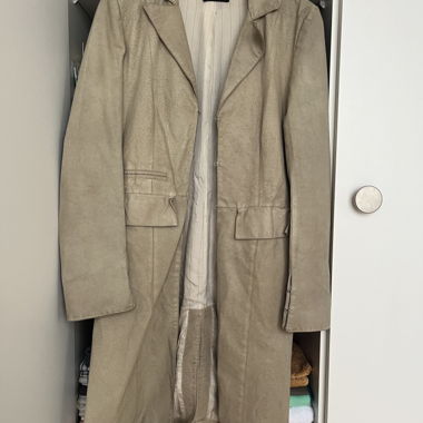 Vintage leather coat