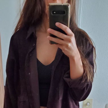 Chemise côtelée neuve
