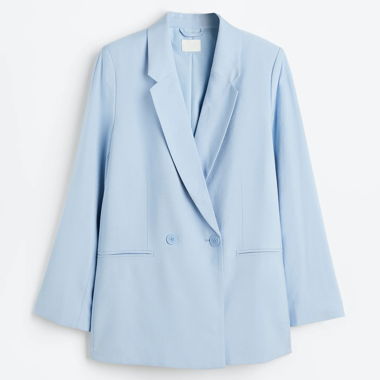 H&M hellblauer Blazer Grösse S