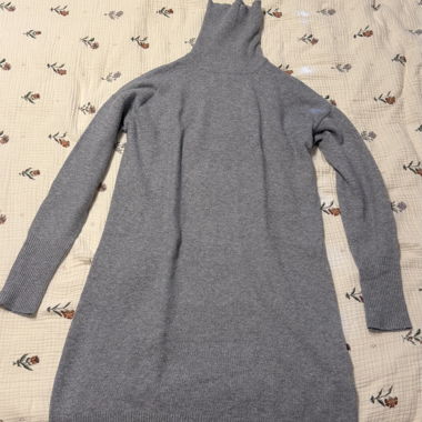 Graues Vero Moda Strickkleid