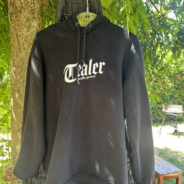 Schwarzer Tealer Hoodie
